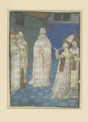 Boccaccio mediates in a discussion