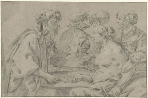 Scene of mercenary love