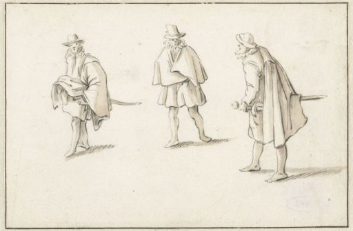 Three standing men