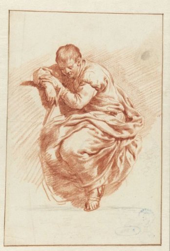 Sitting man