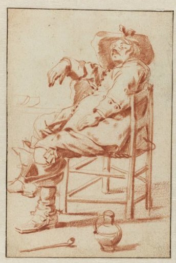 Man sitting on a chair