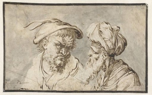 Two heads of Orientals