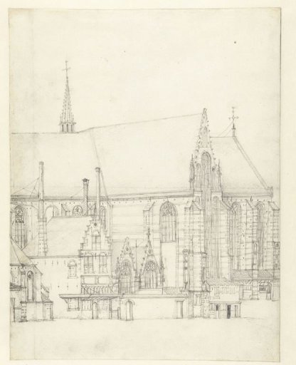 View of St. Bavo's in Haarlem
