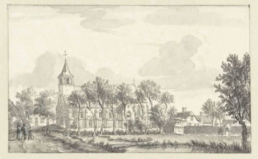 View of the church at Hoog Blokland