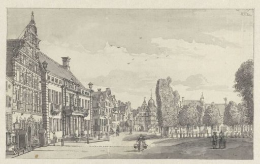 View of the Great Churchyard in Deventer