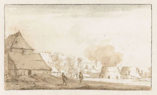 Lime kilns near Leiderdorp