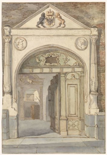 View in the hall of the town hall at Nijmegen
