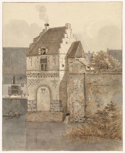 View of the Bottelpoort at the Oude Haven, Nijmegen