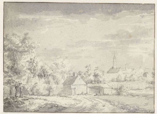 View of Buren (?) in Gelderland