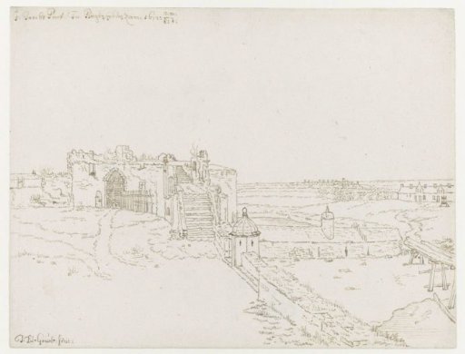 View of the Ruins of the Sint Jacobspoort (‘St Jacob’s Gate’), Bergen op Zoom