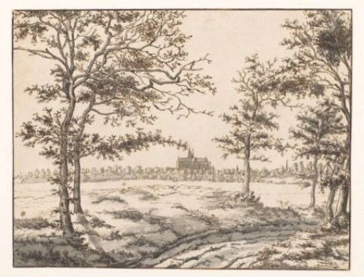 View of Bergen op Zoom from the East