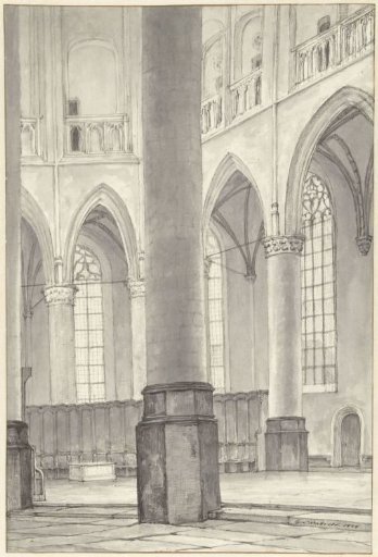 The tomb of Floris V in the Great Church in Alkmaar