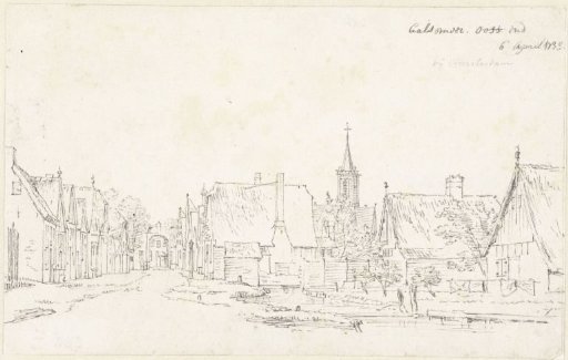 View in the village of Aalsmeer