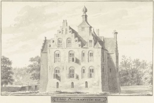 The castle Bulkestein near Deil, Gelderland