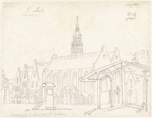 The Church and a Drawbridge in the Village of Leur, Brabant