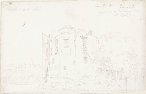 The Ruin of Castle Ravestein near Heenvliet
