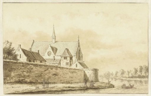 View of the city ramparts of Utrecht