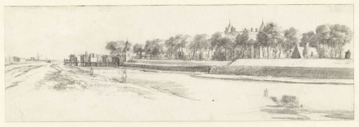 Two Views of the Castle Loevestein