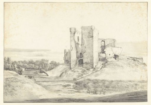 View of Castle Oostvoorne, Seen from the West