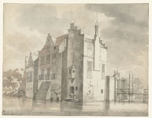 View of Kasteel Santhorst, Seen from the North-west