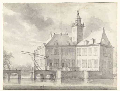 View of Huis te Werve or Klein-Matenes, Seen from the South
