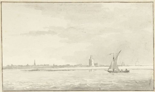 View of Enkhuizen from the Sea
