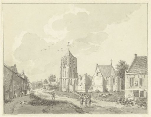 The church in the village of Acquoy