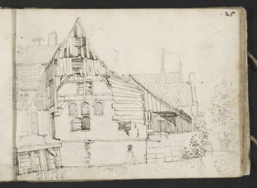 Dilapidated house on the Grote Aa in Zwolle