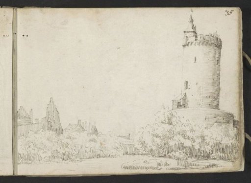 Tower in a landscape