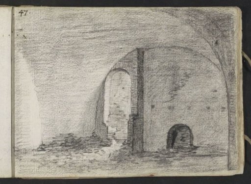 Interior of the Ruin of Kasteel Brederode