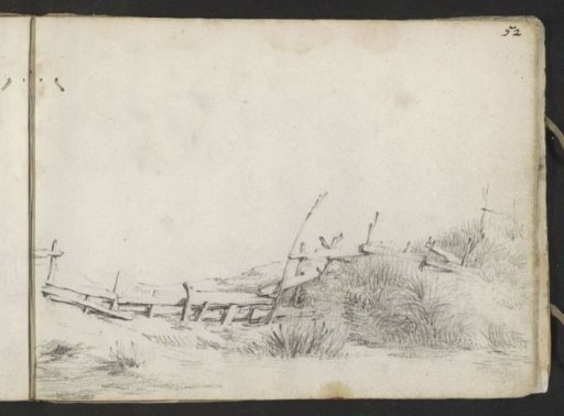 Wooden Fence in the Dunes