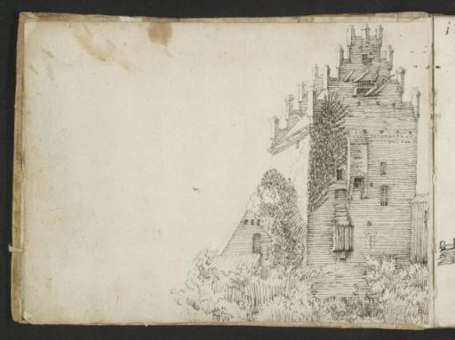 Gunpowder tower in the city walls of Zwolle