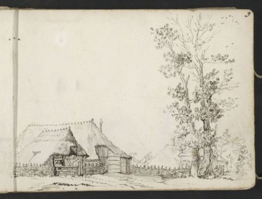 Peasant dwelling and barn outside Zwolle