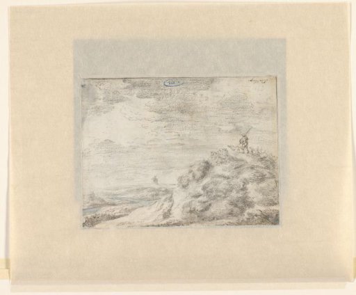 Dune Landscape with a Hunter and His Dog