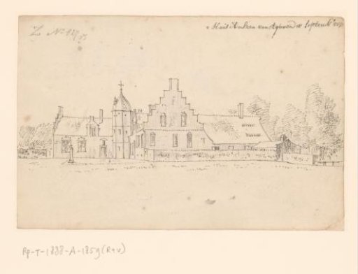 View of the House at Ansen in Drenthe