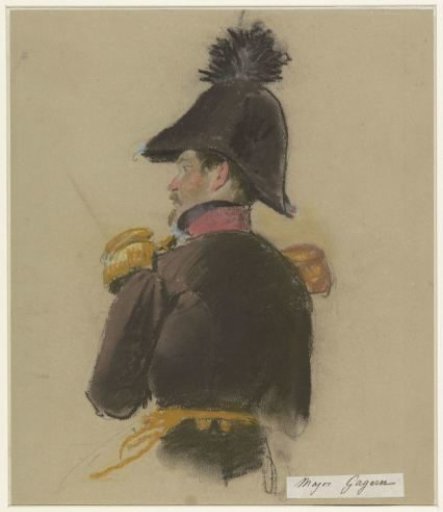 Major von Gagern, Seen from Behind