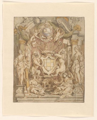 The coat of arms of Van der Linden