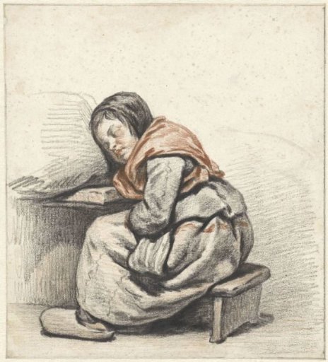 Study of a Sleeping Girl