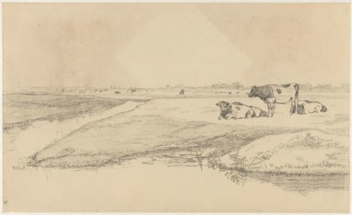 Pastoral Landscape with Cows