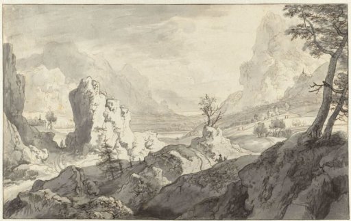 Imaginary Mountain Landscape