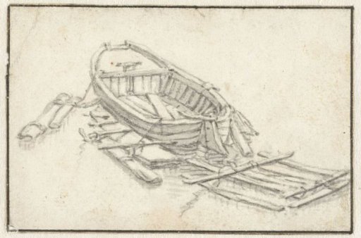 Empty small boat