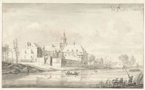 View of Nijenrode Castle on the River Vecht