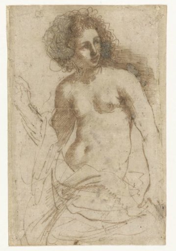 Half-naked Standing Woman