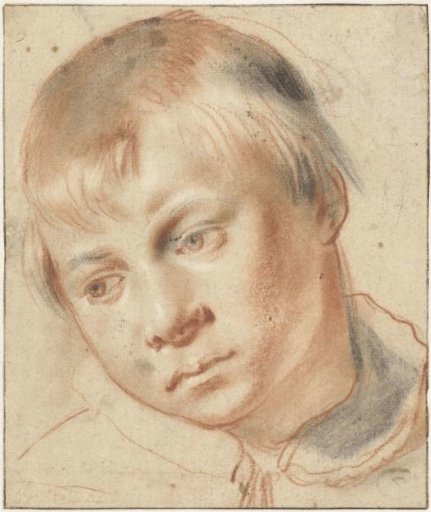 Study of a boy's head