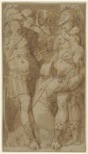 Alexander spares the family of Darius