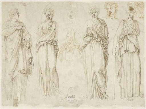 Four Female Figures