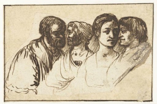 Three men and a woman
