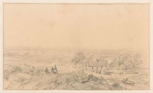 Landscape with farm