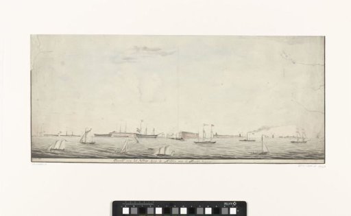 View of Den Helder and the Nieuwe Diep