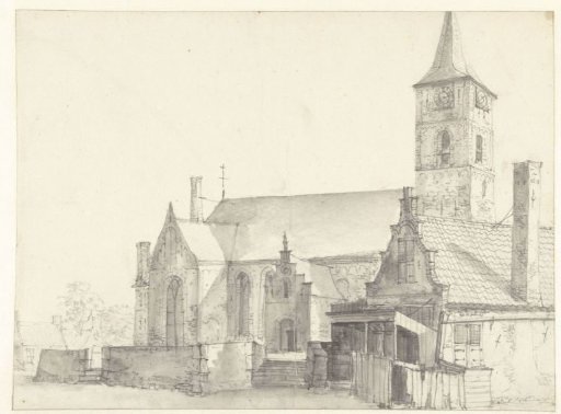 Romanesque Church, Seen from the Northwest